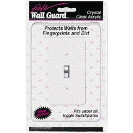 AMERICAN TACK & HARDWARE WALL GUARD CLEAR FOR SINGLE TOGGLE WGTCL